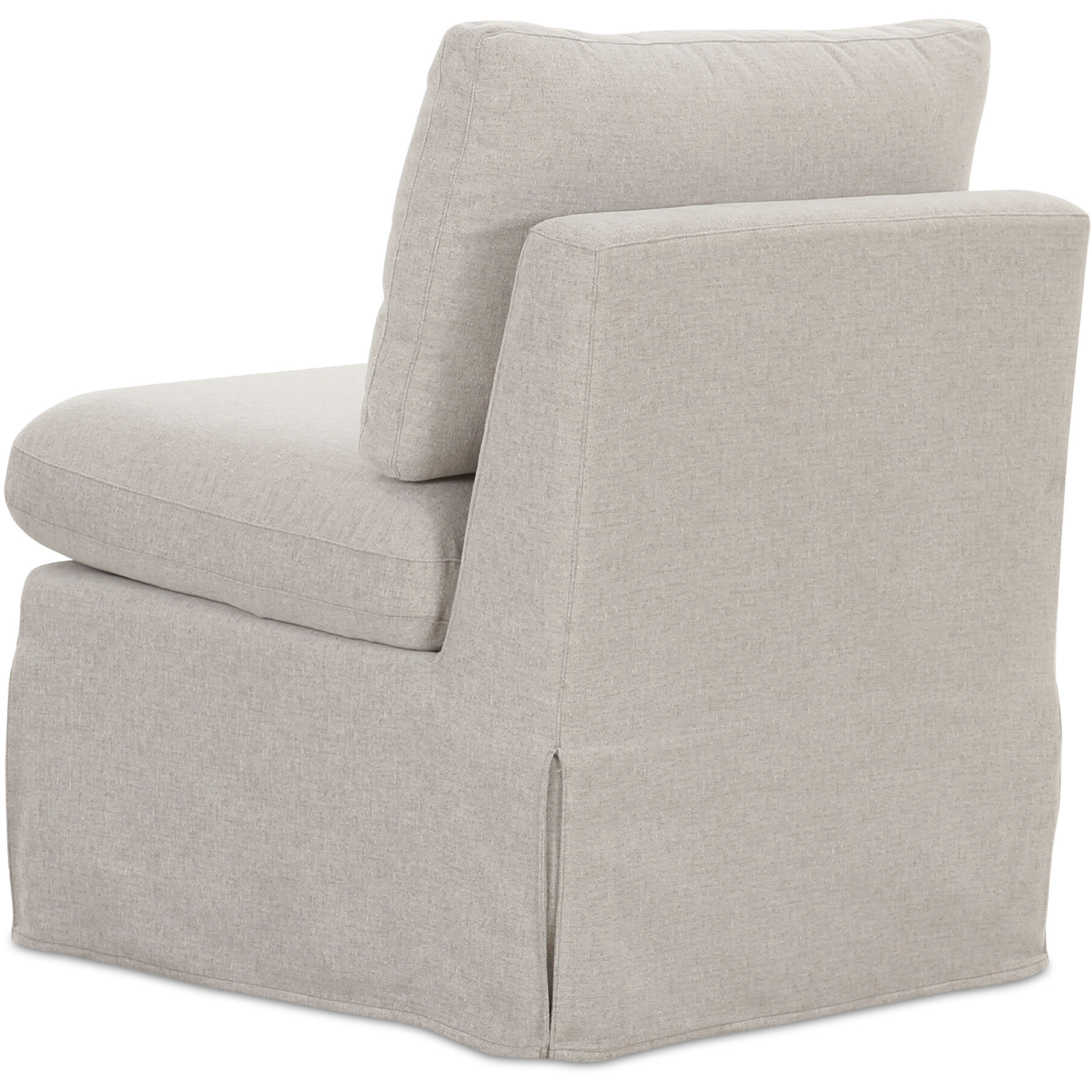 Fable Beige Slipcover Dining Slipper Chair